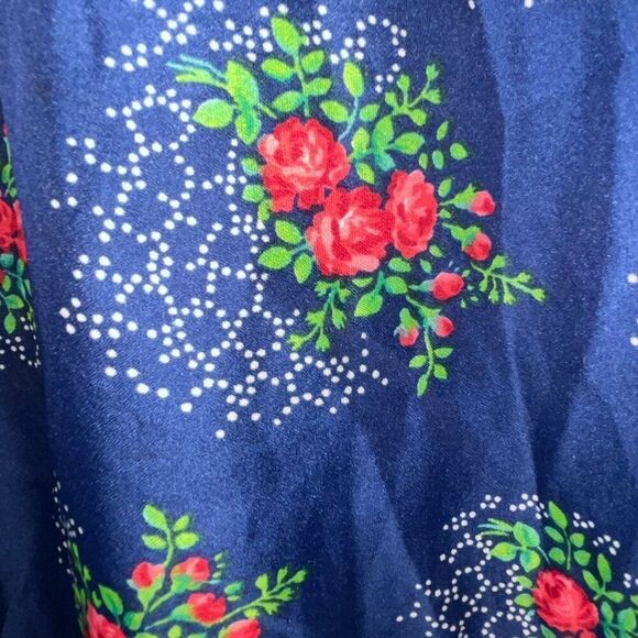 Kleemeier Hof Vintage 70's Maxi Dress, Boho, Hippie Chic, Floral Print Sz 40 - Picture 8 of 14